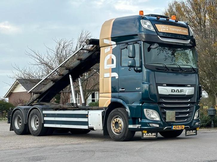 DAF XF 530 2019!SEILABROLLER!ROLLOFFTIPPER! (bj 2019), Auto's, Vrachtwagens, Bedrijf, ABS, Achteruitrijcamera, Airconditioning
