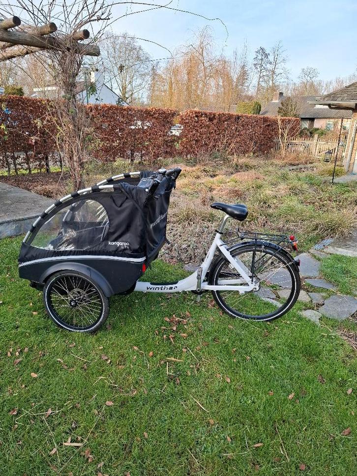 Winther Lite Kangero fiets voor 2 kinderen, Fietsen en Brommers, Fietsen | Driewielers, Gebruikt, Ophalen