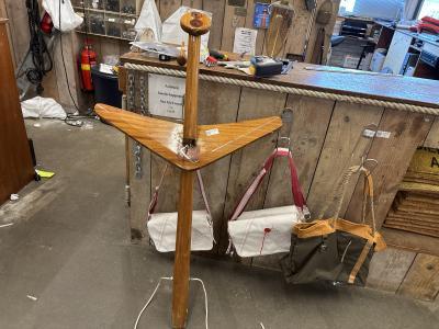 Siermast Mahonie 130x80, Watersport en Boten, Bootonderdelen, Gebruikt