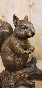 EEKHOORN OP TAK / bronzen beeld, Dierenbeeld, Nieuw, Info@huisentuindecoratiemarie.nl, Huis en tuin decoratie marie