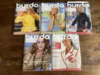 5 Burda naaitijdschriften, 2005 en 2006, Vrouw, Ophalen of Verzenden, Burda, Zo goed als nieuw