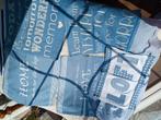 8 blauwe kussenhoezen, Ophalen of Verzenden, Zo goed als nieuw, Blauw, Vierkant