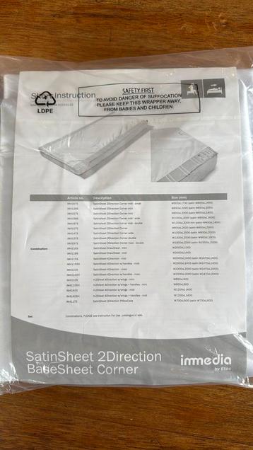 Satinsheet 2Direction base sheet corner beschikbaar voor biedingen