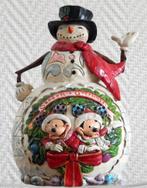 KERSTAANBIEDING!!!  Jim Shore sneeuwpop 4028285., Ophalen, Mickey Mouse, Zo goed als nieuw, Beeldje of Figuurtje