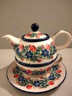 Tea for one theepot met kop en schotel Bunzlau Castle, Lies@bunzlaunoord.nl, Keramiek, Nieuw, Ophalen of Verzenden