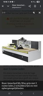 Stoer tienerbed met kastjes, Huis en Inrichting, Ophalen, Gebruikt, 120 cm, 200 cm