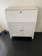 Hemnes bureau/secretaire van IKEA – wit hout, Ophalen, Zo goed als nieuw, IKEA