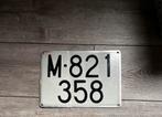 Oude kentekenplaat decoratieve doeleinde, Ophalen of Verzenden