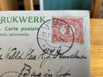 Langebalk stempel Voorhout en Medemblik, Postzegels en Munten, Postzegels | Nederland, Verzenden, T/m 1940, Gestempeld