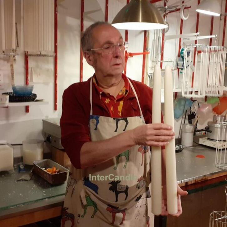 Meterkaarsen van 60 cm. lang., Huis en Inrichting, Woonaccessoires | Kandelaars en Kaarsen, Nieuw, Kaars, 50 tot 75 cm, Overige materialen
