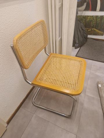 stoel buizenstoel jaren 70 riet blank buis 1 stuk retro beschikbaar voor biedingen