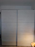 Schuifdeurkast / Zweefdeurkast – IJs wit – 180 cm breed, Huis en Inrichting, Kasten | Kledingkasten, Ophalen, Met deur(en), Gebruikt