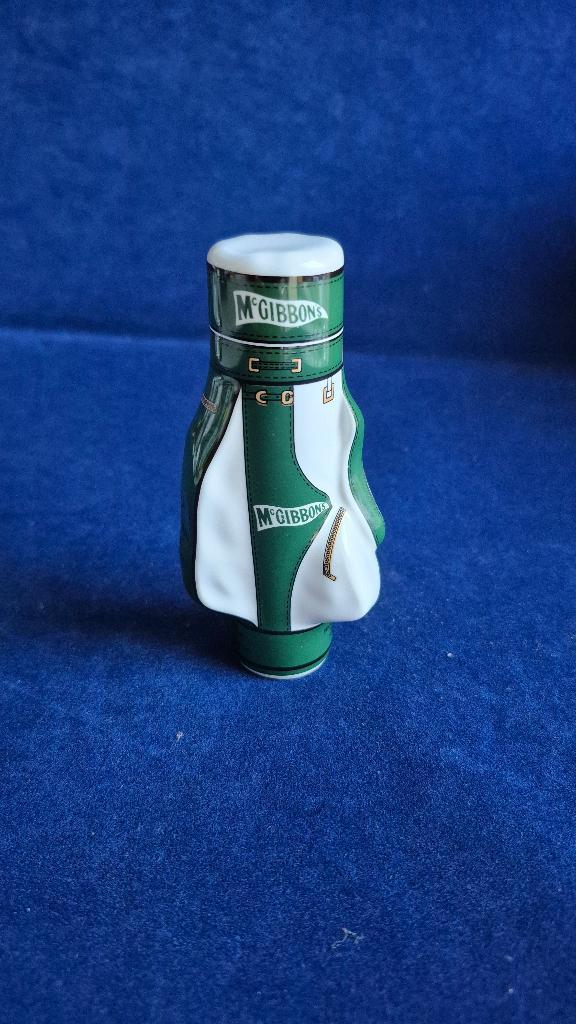 McGibbon's whisky golftas wit/groen, Verzamelen, Overige Verzamelen, Zo goed als nieuw, Ophalen of Verzenden
