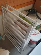 Gratis 3 witte traphekjes, Ophalen, Gebruikt, Hout