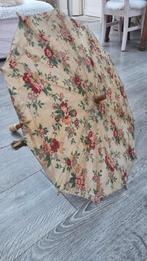 Antieke gebloemde parasol, Antiek en Kunst, Curiosa en Brocante, Ophalen of Verzenden