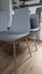 Gratis Grijze eetkamerstoelen, Ophalen, Gebruikt, Vier, Stof