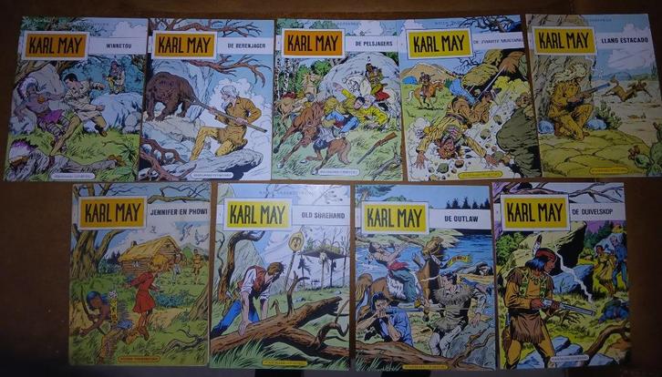 Karl May (Wily Vandersteen), Boeken, Stripboeken, Zo goed als nieuw, Meerdere stripboeken, Ophalen