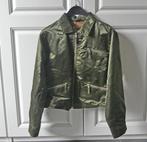 Eddy's Jackets vintage jasje glimmend groen maat L - 40 / 42, Maat 38/40 (M), Ophalen of Verzenden, Jasje, Eddy's Jackets