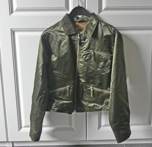 Eddy's Jackets vintage jasje glimmend groen maat L - 40 / 42, Kleding | Dames, Jasjes, Kostuums en Pakken, Gedragen, Jasje, Maat 38/40 (M)