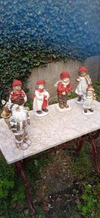 Kerstbeeldjes Set, Tuin en Terras, Tuinbeelden, Ophalen of Verzenden, Zo goed als nieuw, Steen, Overige typen