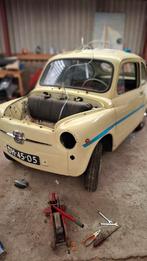 Fiat 600 0.8 E 1968 Wit, Auto's, Fiat, 4 cilinders, Wit, Bruin, Handgeschakeld