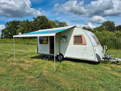 Knaus sudwind 450FU 2004, luifel,voortent, airco, frans bed, Caravans en Kamperen, Tenten, tot en met 4, Gebruikt, Ophalen