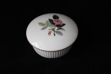 Vintage Wedgwood Hathaway Rose porseleinen doosje beschikbaar voor biedingen