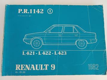 Renault 9 Handleiding - 1982 - L421/L422/L423 beschikbaar voor biedingen