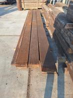 Zware azobe balken 5m hardhout, Ophalen, Zo goed als nieuw, Hardhout, 250 cm of meer