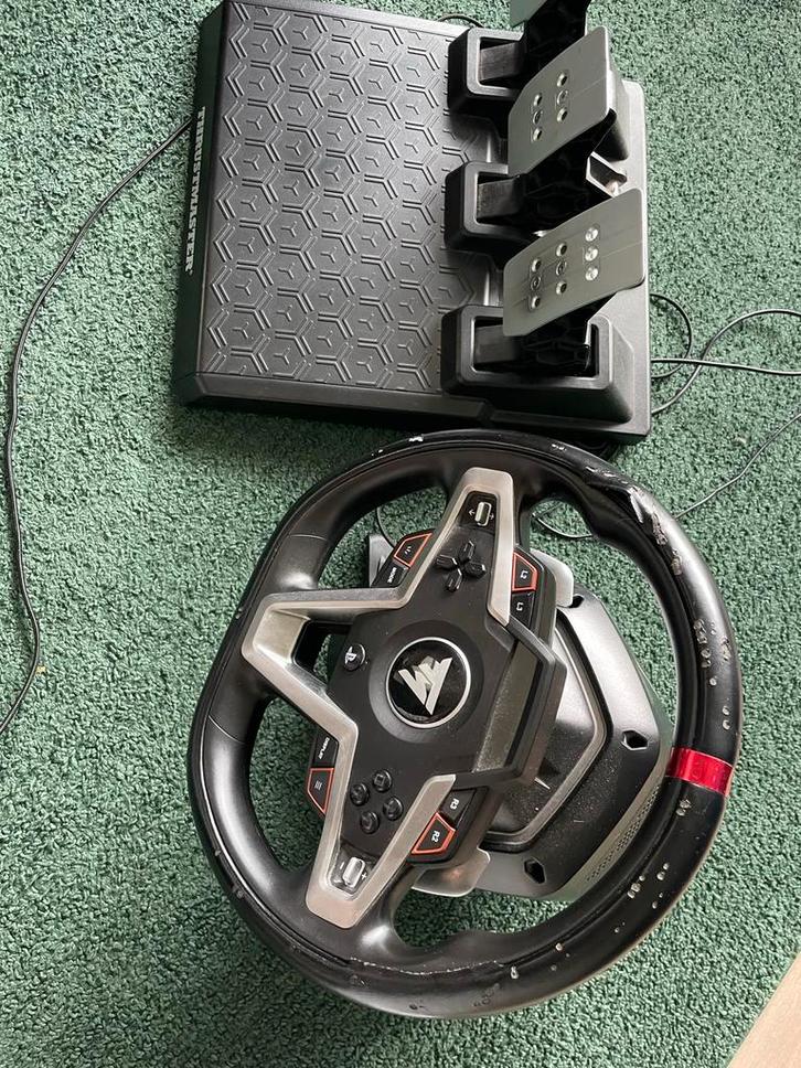 Thrustmaster racestuur T248 PS, Spelcomputers en Games, Spelcomputers | Sony PlayStation Consoles | Accessoires, Gebruikt, PlayStation 4