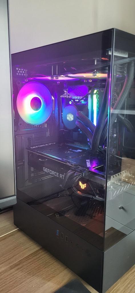 Gaming PC met RTX 3070, waterkoeling, 32GB Ram en NVME SSD, Computers en Software, Desktop Pc's, Zo goed als nieuw, 4 Ghz of meer