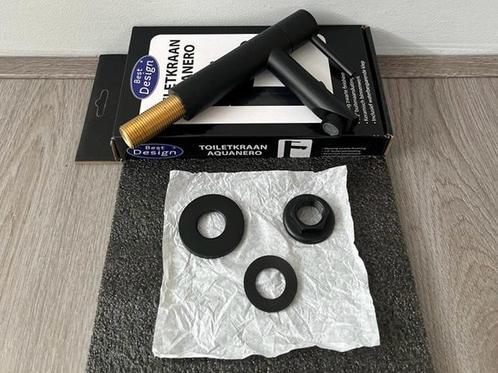 Best Design Aquanero Toiletkraan Zwart, Huis en Inrichting, Badkamer | Badtextiel en Accessoires, Nieuw, Zwart, Ophalen of Verzenden