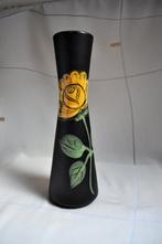 Vintage Vaas Keramiek Bloem 23,5 cm 1960, Ophalen, Overige kleuren, Aardewerk of Porselein, Minder dan 50 cm