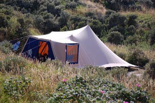 Stormtent Sperwer Vrijbuiter 6 persoons, Caravans en Kamperen, Tenten, tot en met 6, Gebruikt, Ophalen