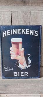 reclamebord Heineken, Verzamelen, Biermerken, Ophalen of Verzenden, Nieuw, Reclamebord, Plaat of Schild, Heineken