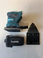 Makita 18V schuurmachine, Ophalen of Verzenden, Zo goed als nieuw, Minder dan 600 watt, Excentrische schuurmachine