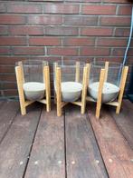 Kaars houders, Ophalen of Verzenden, Zo goed als nieuw, Overige materialen, Minder dan 25 cm