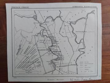 3 / Baambrugge Nigtevecht Abcoude Litho 1865 van J. Kuyper beschikbaar voor biedingen