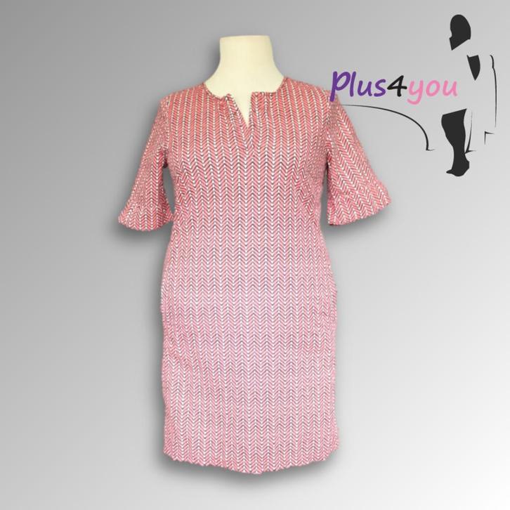 30371 Zgan Stretch jurk Sandwich mt 44  K26, Kleding | Dames, Grote Maten, Gedragen, Lingerie of Zwemkleding, Overige kleuren