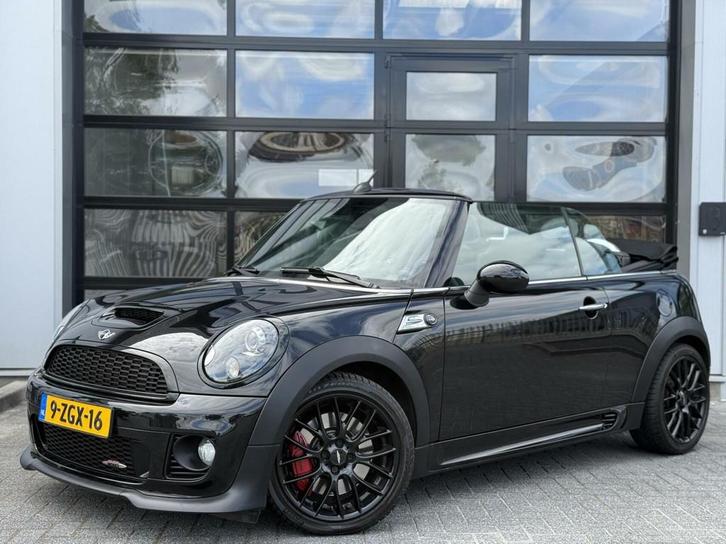 Mini COOPER S Cabrio 1.6 John Cooper Works 211PK+ / LUXE!, Auto's, Mini, Bedrijf, Te koop, Cabrio, ABS, Airbags, Airconditioning