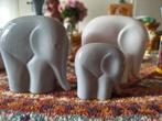 Set van 3 olifanten beeldjes, Ophalen, Zo goed als nieuw, Overige materialen, Dierenbeeld