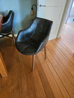 Mooie zwarte design stoel, Gebruikt, Zwart, Design, Hout