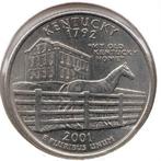 USA quarter 2001-D Kentucky, Ophalen of Verzenden, Losse munt, Noord-Amerika