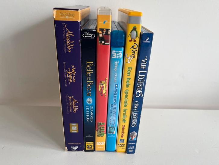 Diverse DVD’s / Blu-rays €4,99 per stuk (Nieuwstaat), Cd's en Dvd's, Dvd's | Kinderen en Jeugd, Zo goed als nieuw, Ophalen of Verzenden