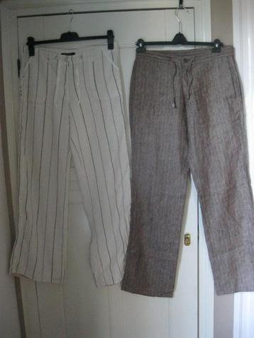 WE,TRAMONTANA,ZATTIRI linnen broek:mt: M, 42, L beschikbaar voor biedingen
