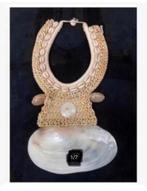 XL Papoea woondecoratie ketting schelp parelmoer, Ophalen of Verzenden