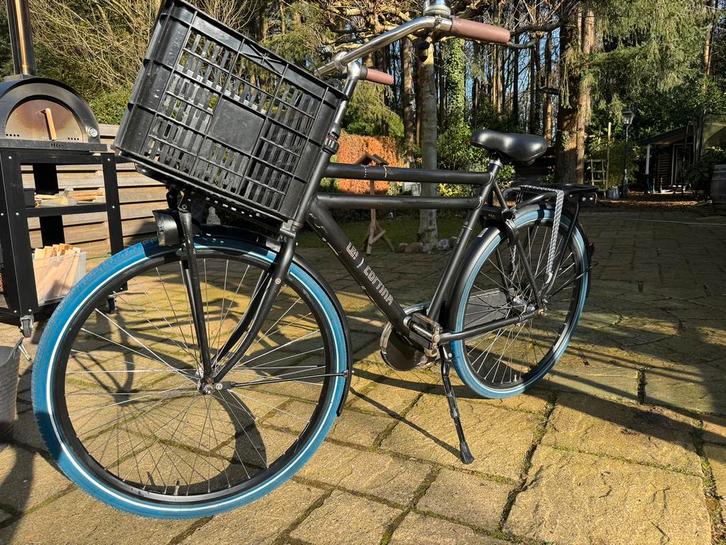 Te koop Cortina U4 transport fiets met mand, Fietsen en Brommers, Fietsen | Heren | Herenfietsen, Zo goed als nieuw, Overige merken