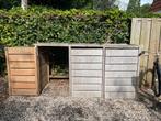 Kliko ombouw voor 3 grote kliko’s, Tuin en Terras, Ophalen, Zo goed als nieuw, Hout, Containerberging