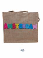 Jute Strandtas met Punch Borduurwerk+Gepersonaliseerde Cadea, Ophalen of Verzenden, Nieuw