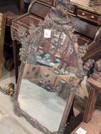 Oude houten spiegel 117 h 70 b. €160, Antiek en Kunst, Antiek | Spiegels, Ophalen, Minder dan 100 cm